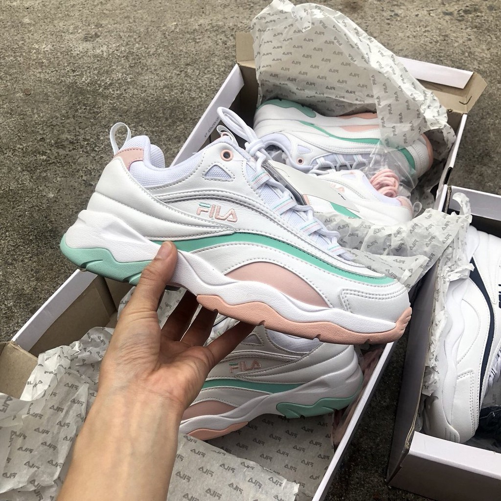 Fila ray white pink mint new arrivals