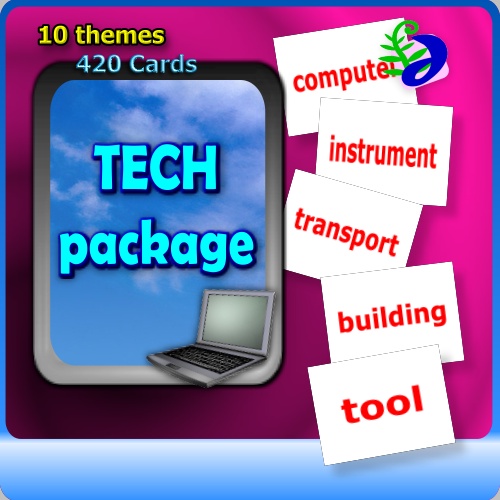 English e-Flash Card Tech Package with picture and audio | 420 cards ...