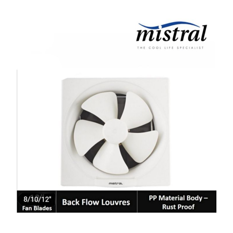 KHIND /MISTRAL wall mounted ventilation exhaust fan 8"/10"/12" Shopee Malaysia
