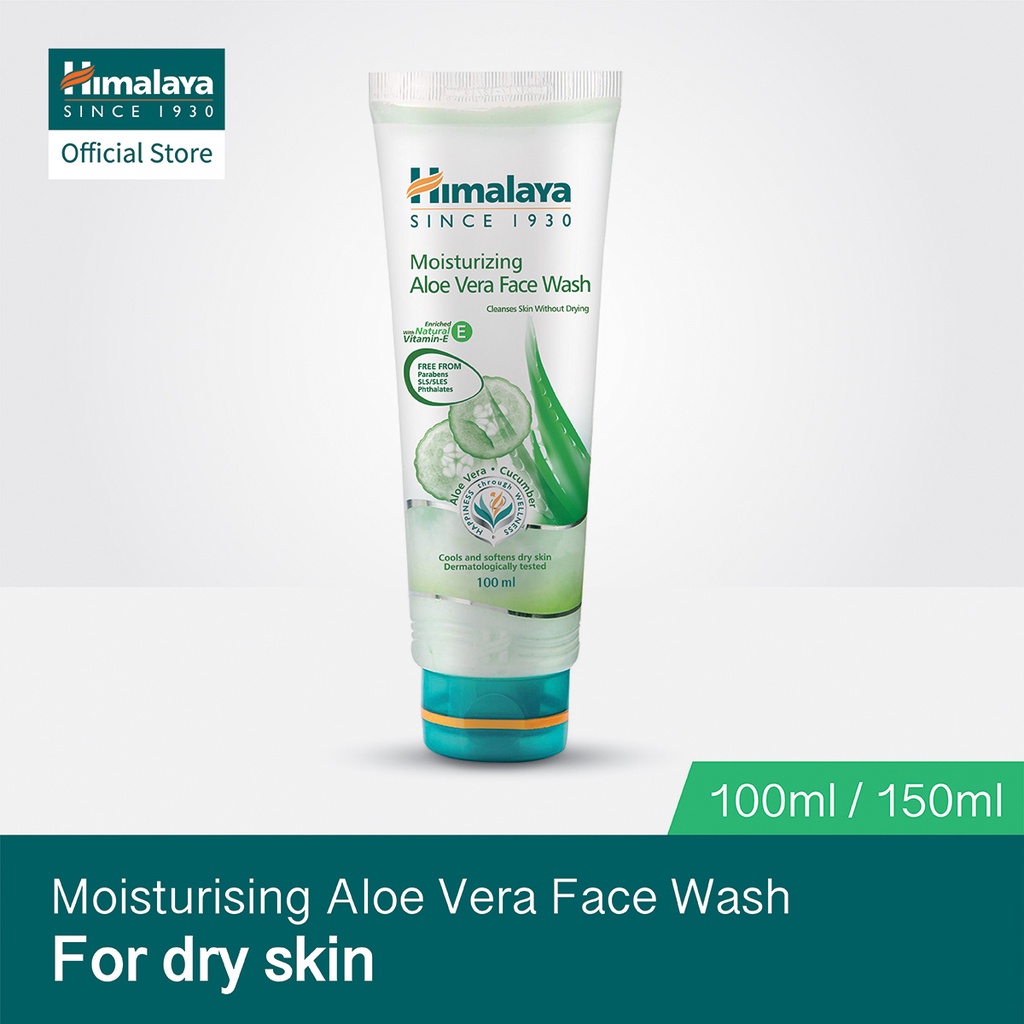 Himalaya Moisturising Aloe Vera Face Wash (150ml) | Shopee Malaysia