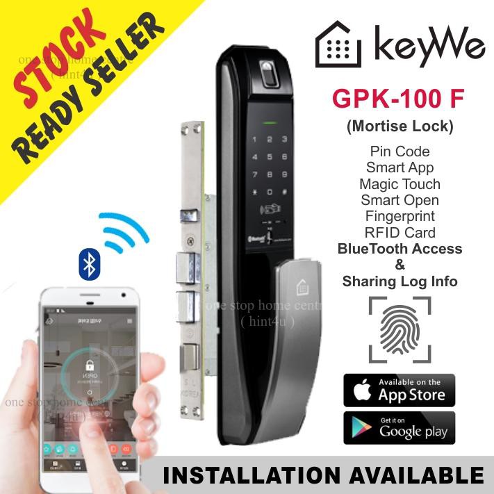 Free St guchi & Samsung RFID x1) KeyWe GPK-1000 F App Bluetooth Push ...