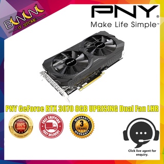 PNY GeForce RTX™ 3060 Ti 8GB UPRISING Dual Fan (LHR)-PNY