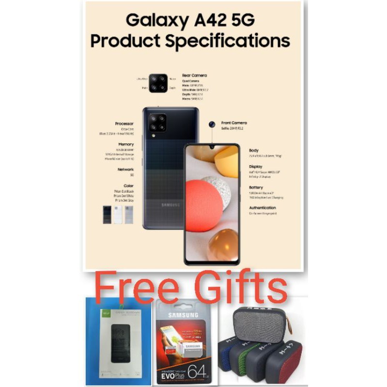 🔥Samsung Galaxy A42 5G (8GB RAM 128GB ROM) Smartphone