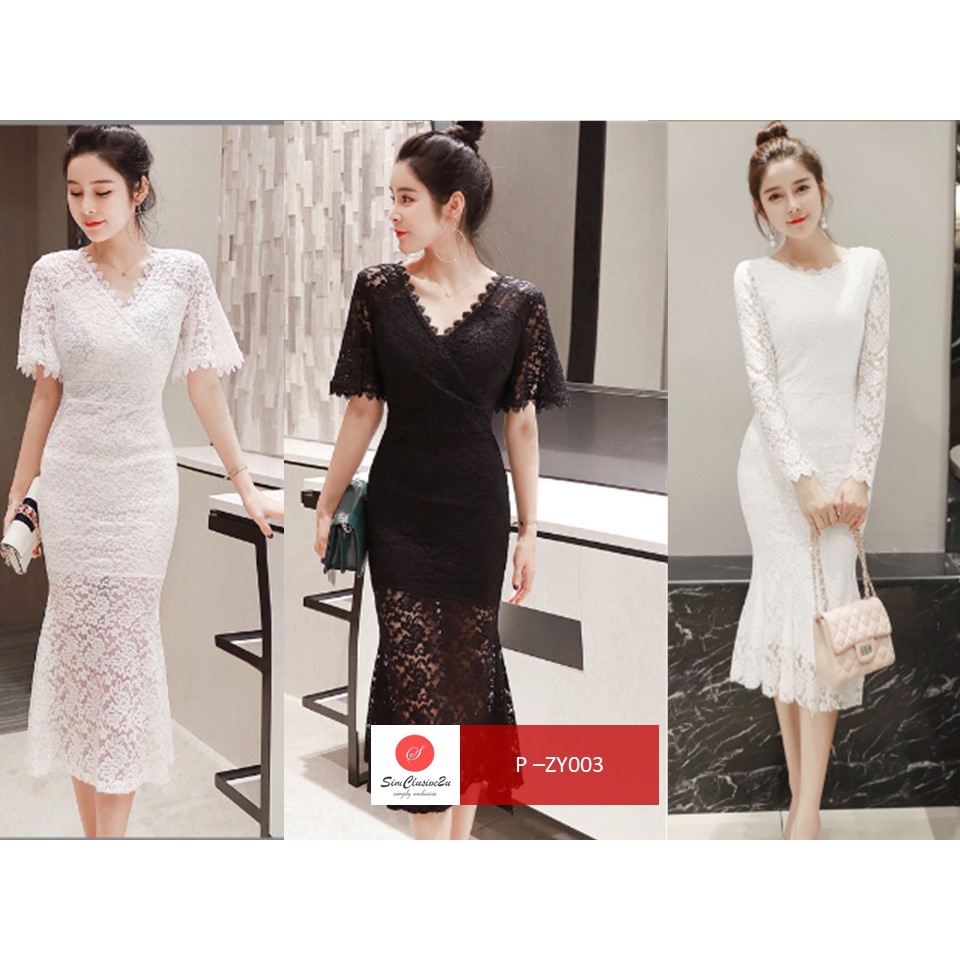 Black and white dinner dress sales