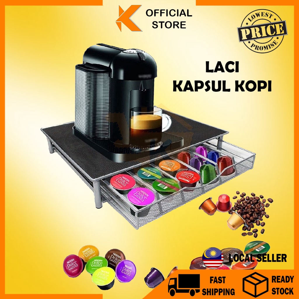 【KHome】Modern Dolce Gusto Laci Pemegang Kapsul Kopi Coffee Machine