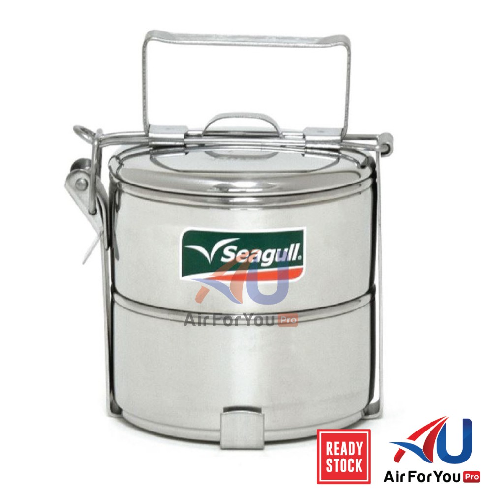 (READY STOCK) Seagull Food Carrier 14 cm 2 tier [SHIP SAME DAY ...