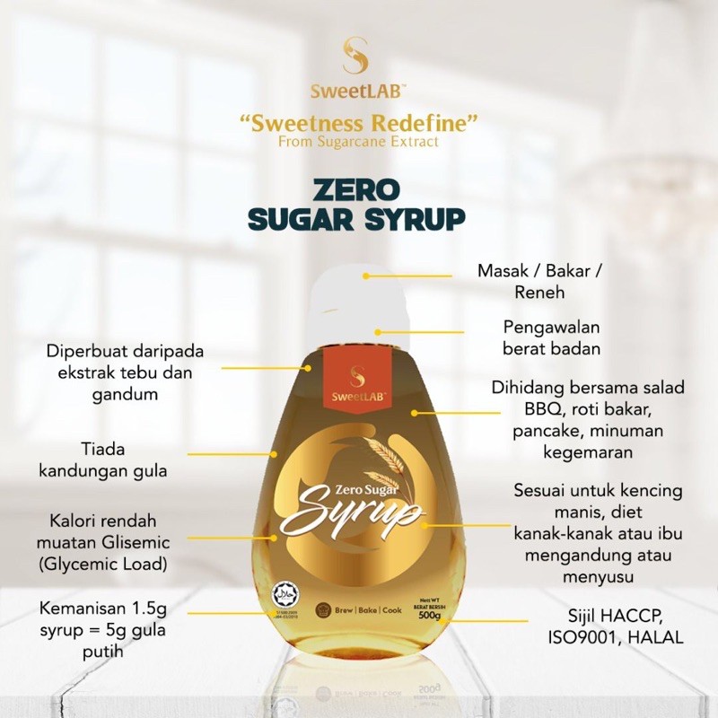 SWEETLAB SYRUP ZERO SUGAR Shopee Malaysia