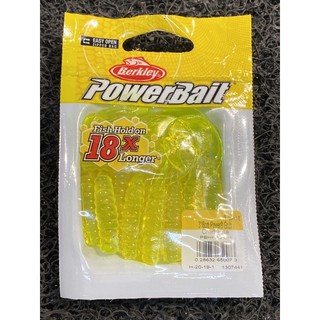 Berkley PowerBait 3”/8cm Power Grub 18x Longer Soft Bait / Soft Plastic