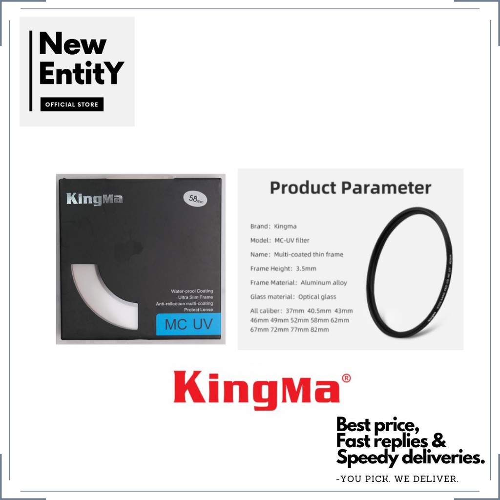 Nikon UV Camera Lens Filters Kenko UV Lens Filter For DSLR Canon Nikon Sony Pentax Available In 37mm 405mm 43mm 46mm 49mm 52mm 55mm 58mm 62mm 67mm 72mm 77mm And 82mm Jg