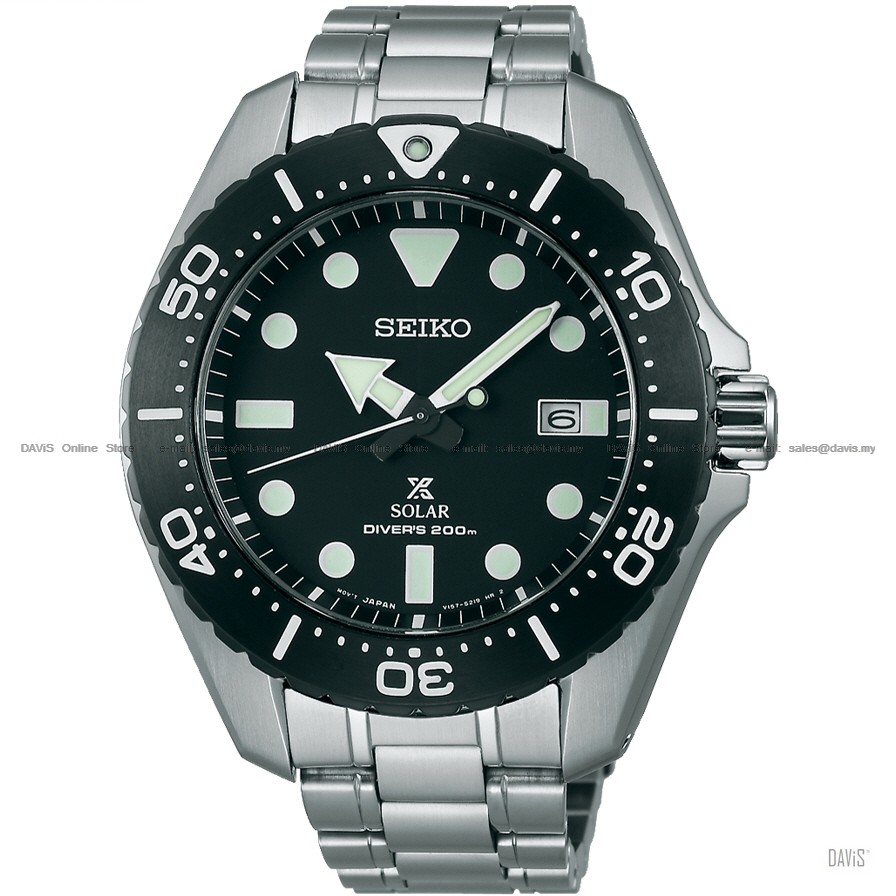 SEIKO SBDJ013J1 Men s Prospex Solar Diver Titanium Dia Shield Black Original