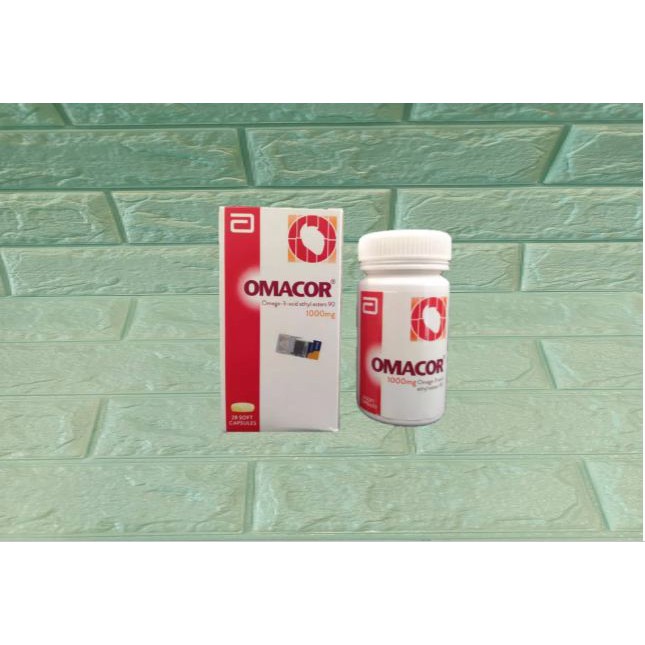 Omacor Omega 3 1000mg 28s Soft Capsules Shopee Malaysia