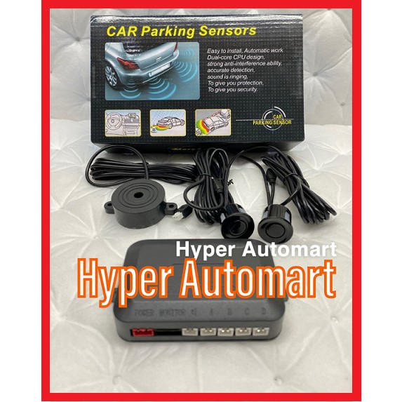 Car Universal Parking Sensor Reverse Sensor 2 Eyes Sensors System 12V