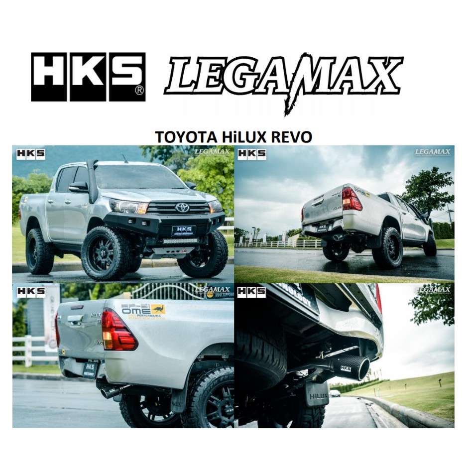 HKS LEGAMAX MUFFLER EXHAUST FOR TOYOTA HILUX REVO ROCCO ROGUE Shopee