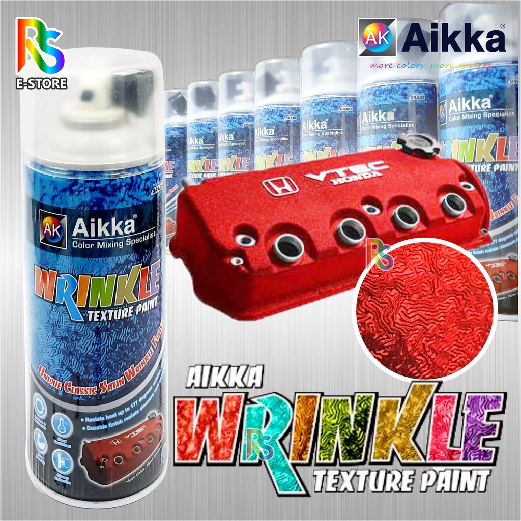 AIKKA Wrinkle Texture Paint / Aerosol Wrinkle Spray Paint (WK21 WK24) Shopee Malaysia