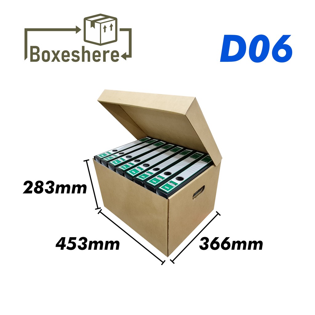 D06 Filing Box (File Box) / Carton Box/Packaging Box/Storage Box ...
