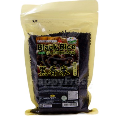 Green Bio Tech Black Rice(Forbidden Rice) | 纯天然黑香米 500g | Shopee Malaysia
