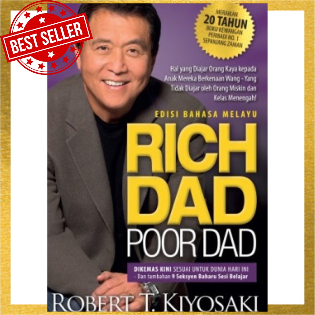 Rich Dad Poor Dad Edisi Ulang Tahun Ke 20 Robert T Kiyosaki Shopee