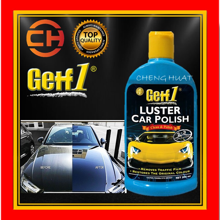 Getf1 Lustre Car Polish Shine Wax Original Colour Car Paint