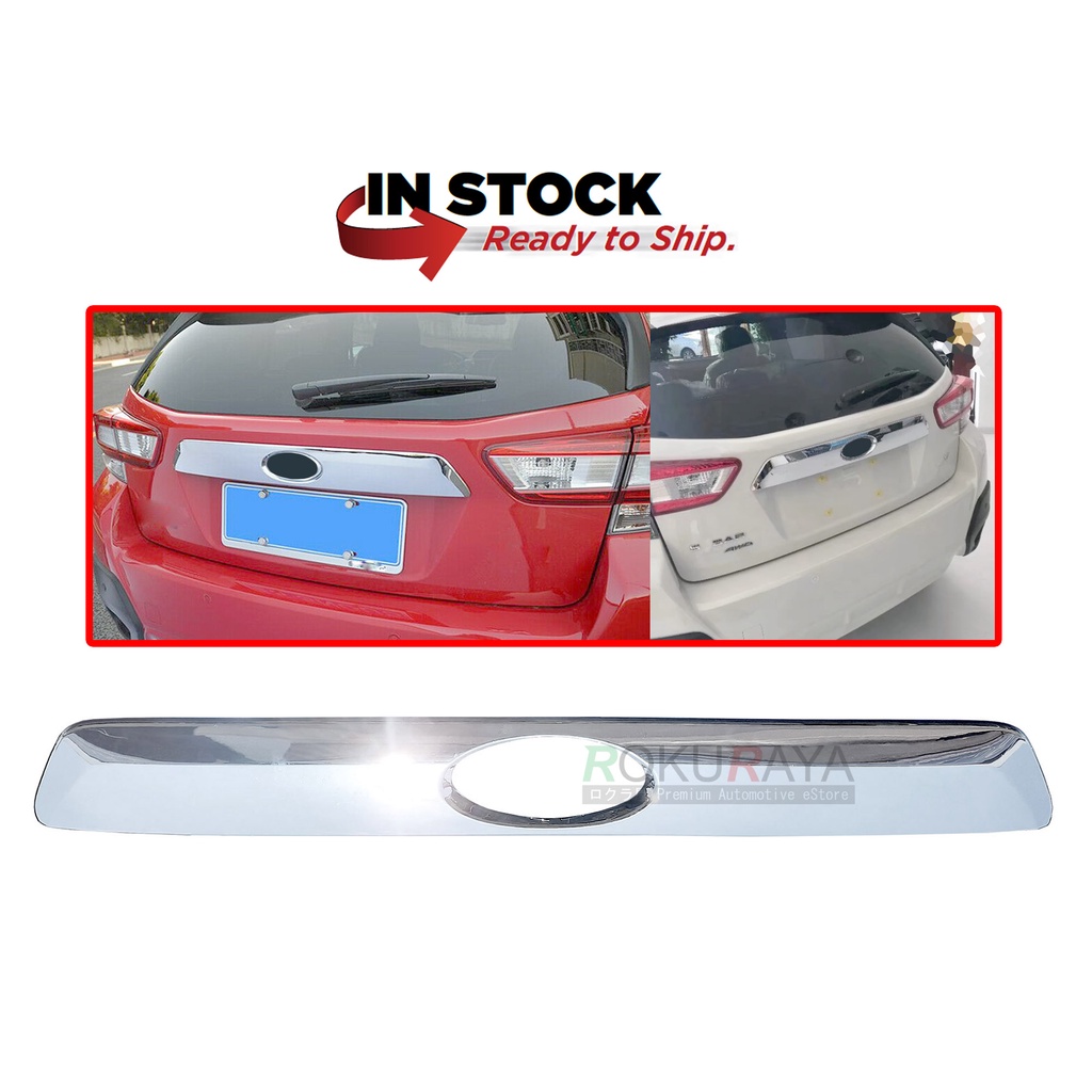 Subaru XV GT 5th Gen (2018) Rear Back Boot Number Plate