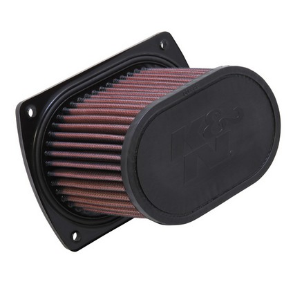 K&N HY-6507 - Filtro Aria Sostitutivo Ad Alto Flusso Per Moto, Lavabile E Riutilizzabile, Garanzia Milione Di Miglia, Elemento In Cotone