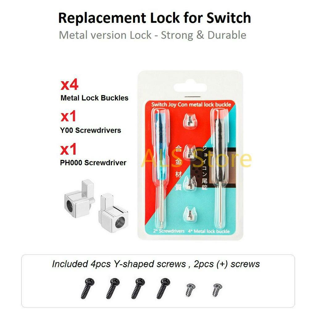 Replacement Metal Lock Buckle with Screwdrivers Y00 PH000 for Nintendo ...