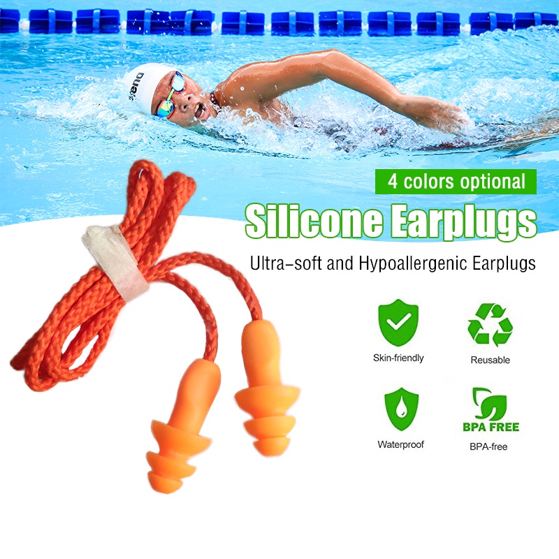 1 Pairs Ear Plugs With Box Noise Reduction EarPlugs for Sleep Swim ...