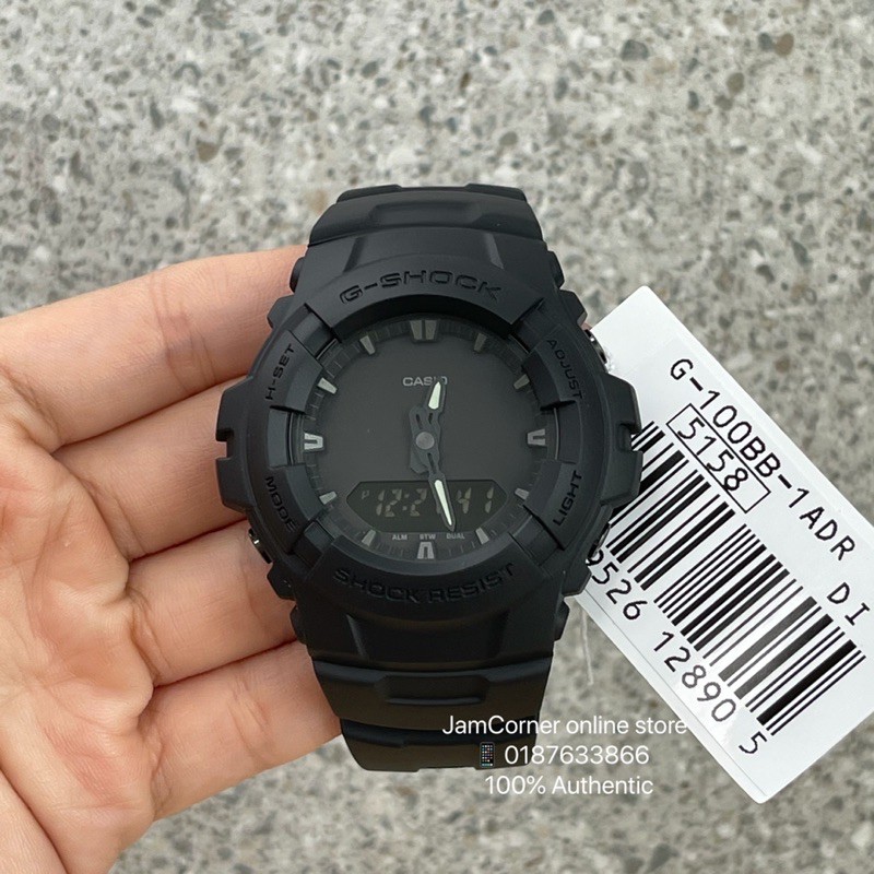 G shock matte black sales series