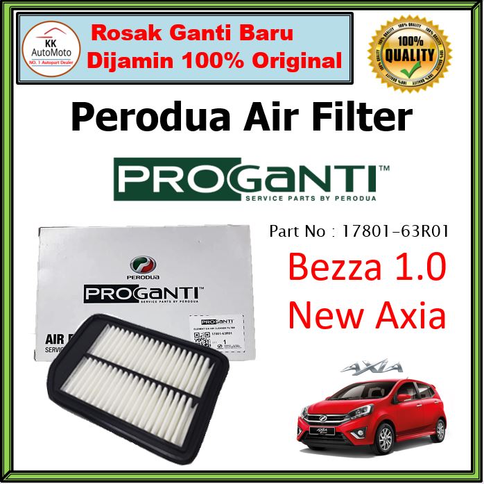 Genuine Engine Air Filter Cleaner Perodua Axia 2018 Now Bezza 1.0
