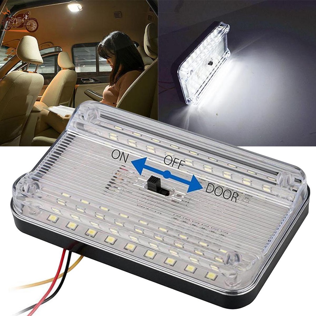 Car Interior Roof Lights 12V 36 LED Bulbs White Vehicle Ceiling LED