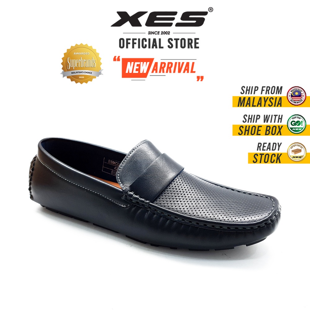 XES Men BSMCDL05 Loafers (Black, Coffee) | Shopee Malaysia