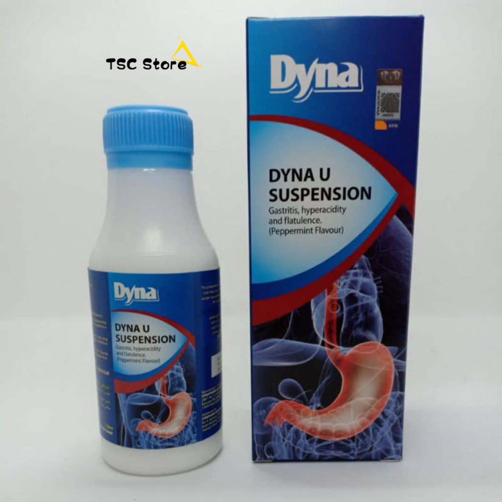 [Ready Stock] Dyna U Suspension 120ml (Untuk Gastrik / For Gastric