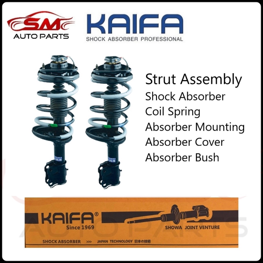 Kaifa Shock Absorber Set - Honda City T9A GM6 / Jazz T5A / BR-V BRV ...