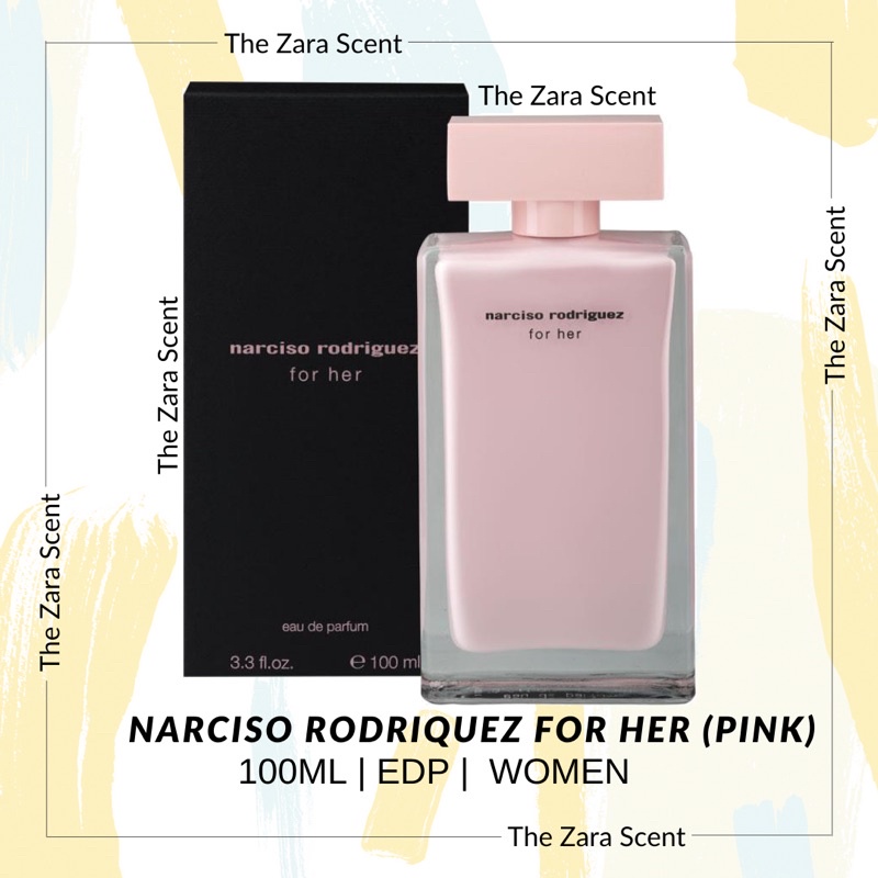 NARCISO RODRIGUEZ FOR HER PINK (100ML / EDP) | Shopee Malaysia