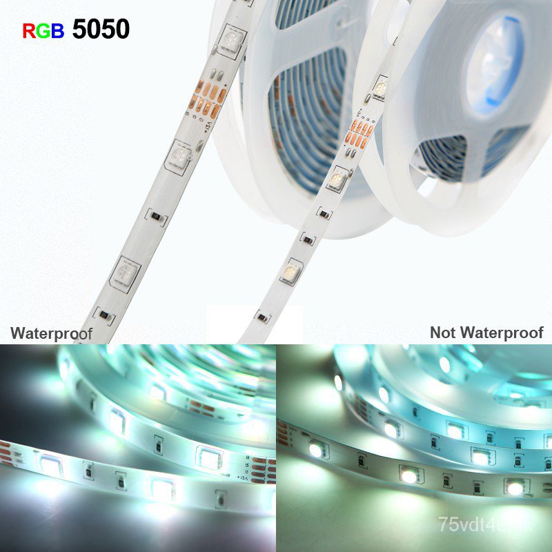 USB 5V RGB 5050 with 24 Keys IR Remote LED Strip Light USB Flexible ...