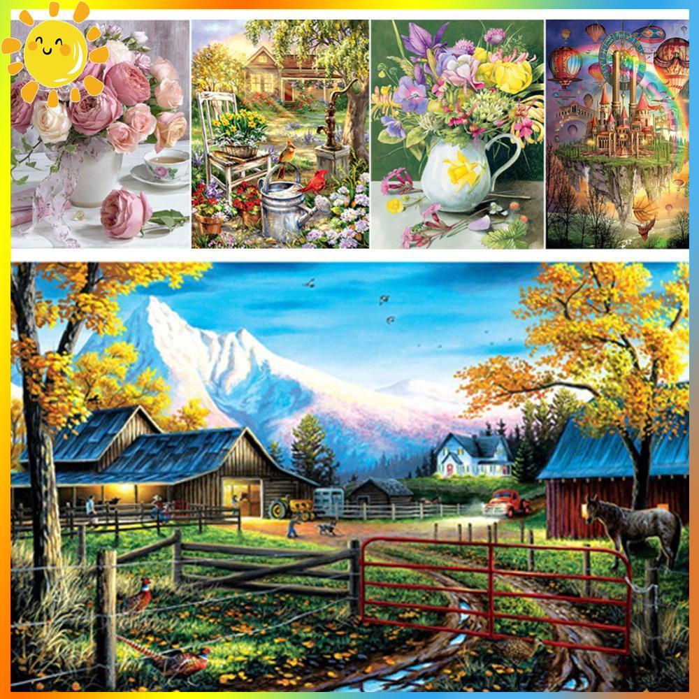 5D DIY Full Drill Diamond Painting Cross Stitch Embroidery Mosaic Kit ...