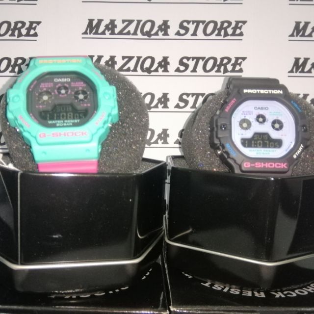 JAM ORIGINAL DW 5900 TAPAK KUCING DN1 BLACK DAN DN3 PINK