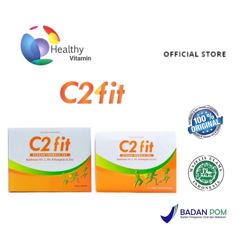 C2fit / c2fit vitamin c b complex And zinc Shopee Malaysia