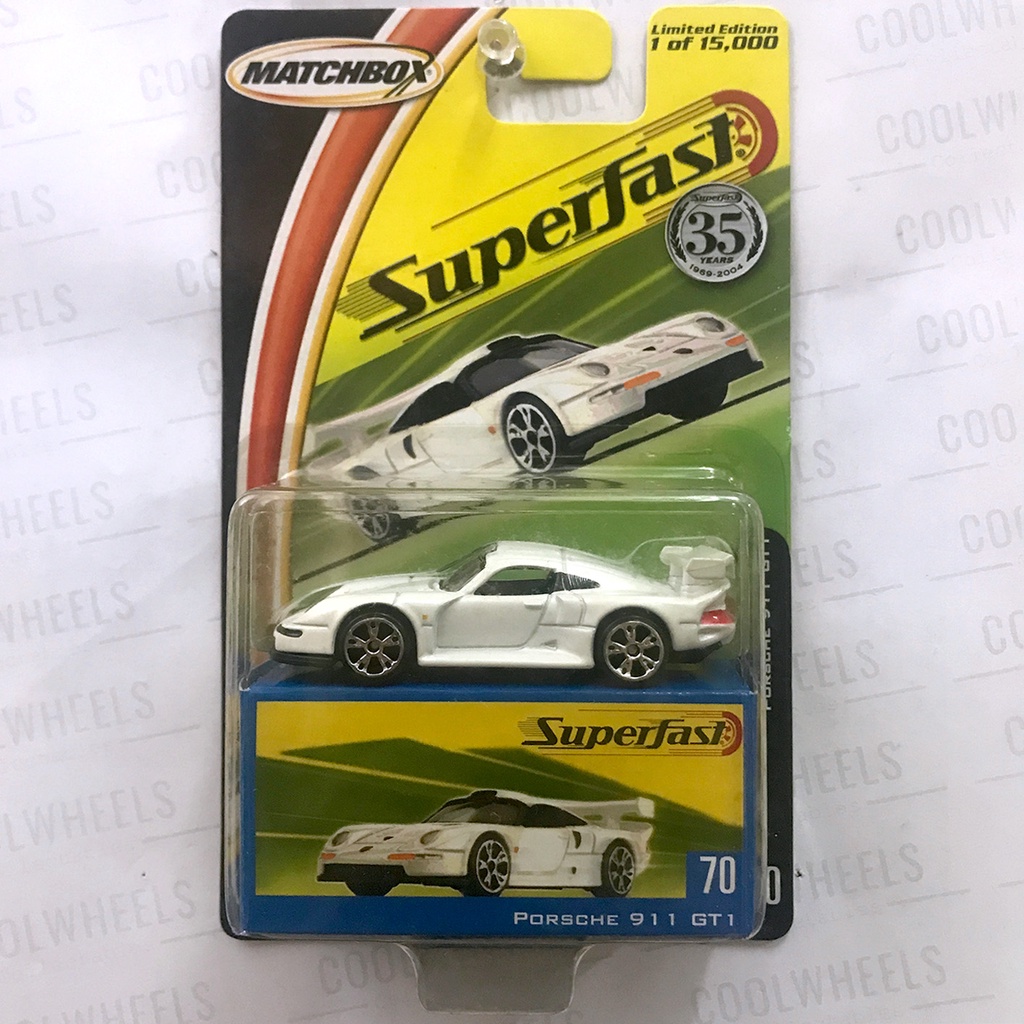 Matchbox 2004 Superfast Porsche 911 GT1 White Shopee Malaysia