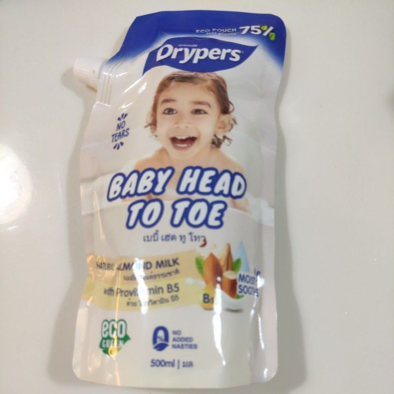 Drypers head to toe / shampoo / baby bath [clearance] Shopee Malaysia