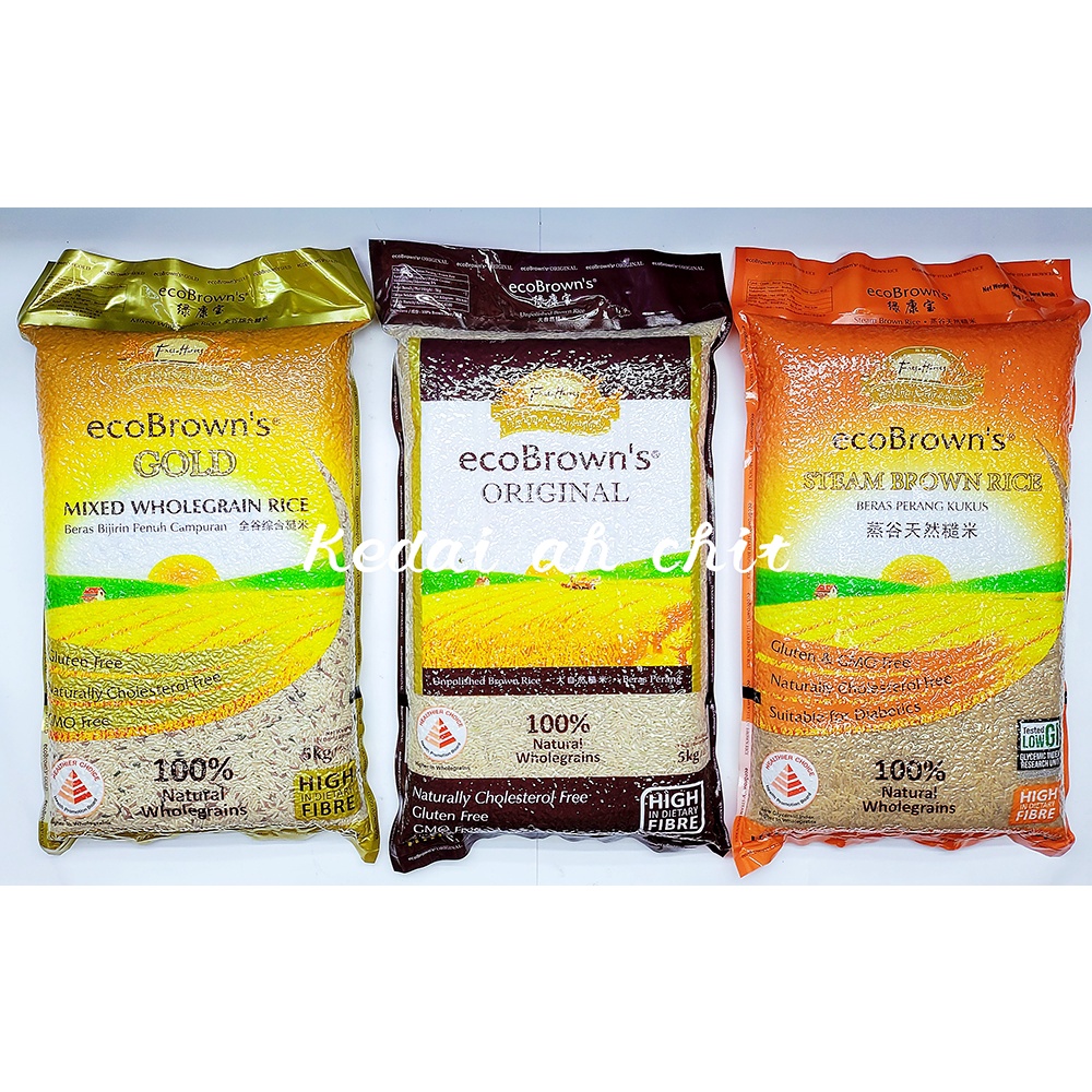 EcoBrown's Original Brown Rice/Steam Brown Rice/Gold Mixed Wholegrain