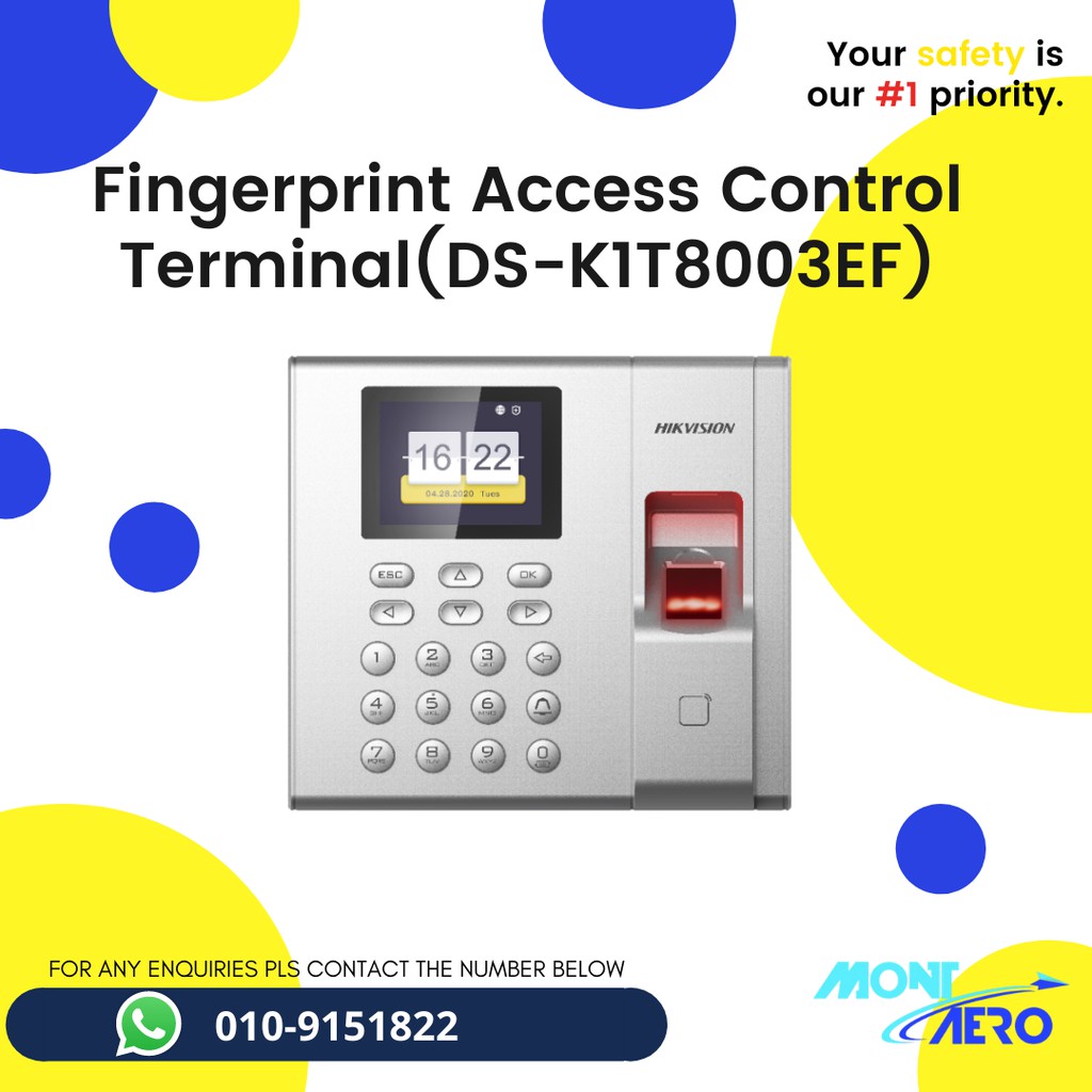 HIKVISION FINGERPRINT ACCESS CONTROL DSK1T8003EF Shopee Malaysia
