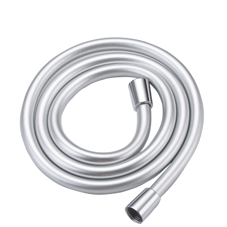 Baokemo 360 Degree Large Flow PVC Hose Silver Gray Hose Lotus Head Hose