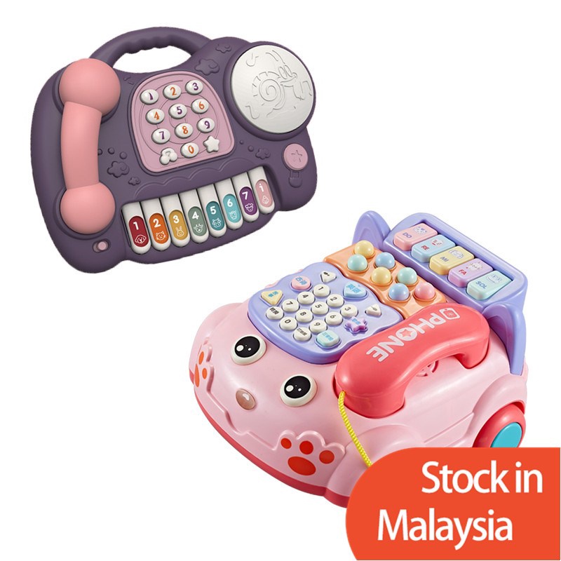 Baby Musical Music Telephone Phone Toys Telefon Mainan Bayi Toy Phones