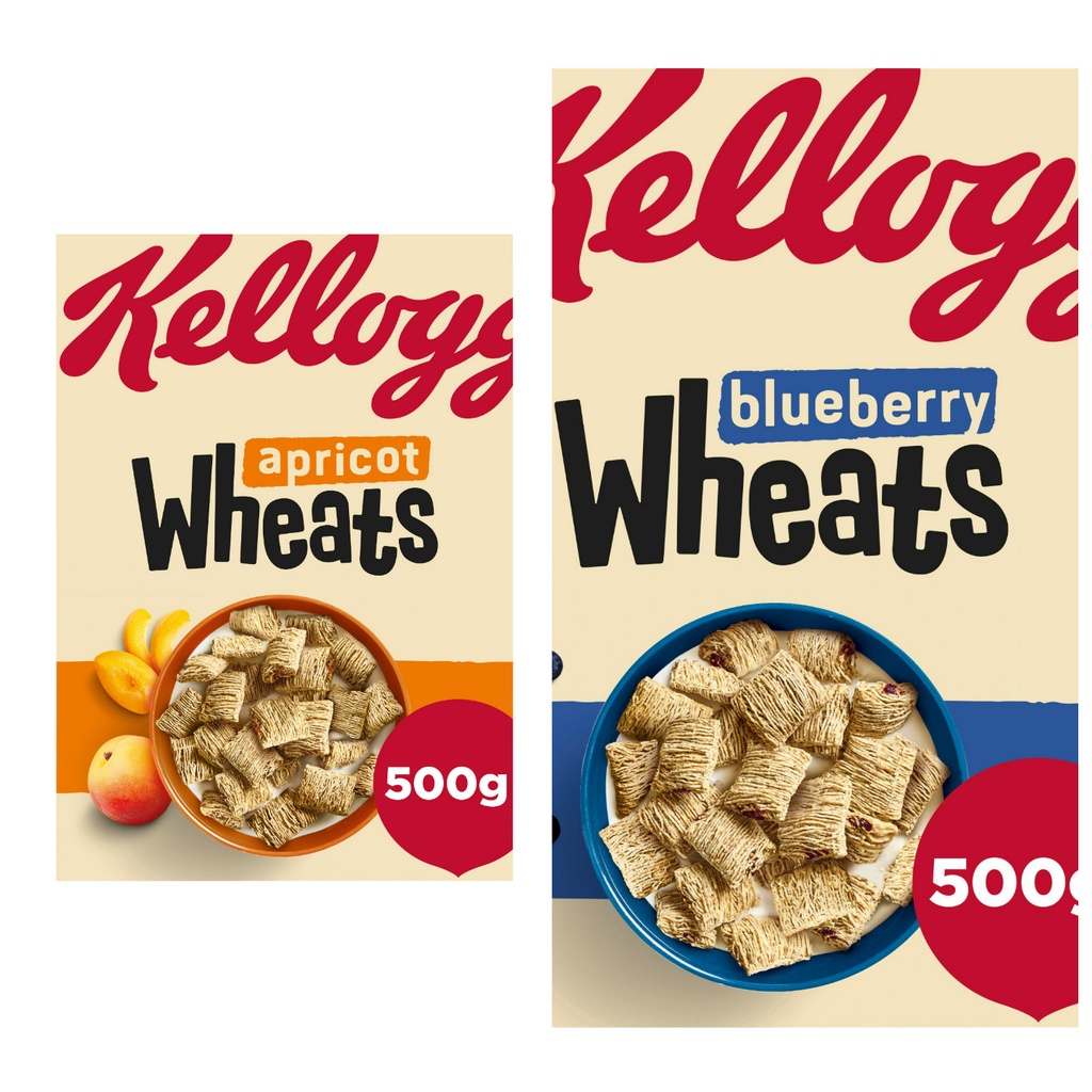 Kellogg's Wheats 500g [ Blueberry / Apricot ] from UK Shopee Malaysia