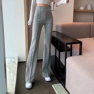 High waist Korean style flare pants all-match fashion jeans