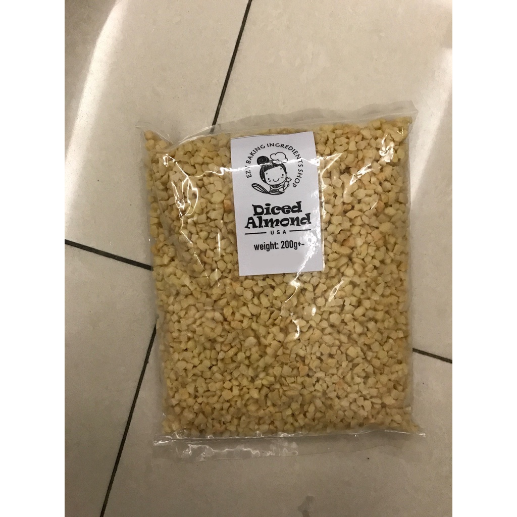 Diced Almond USA 200gram (EZY) Shopee Malaysia