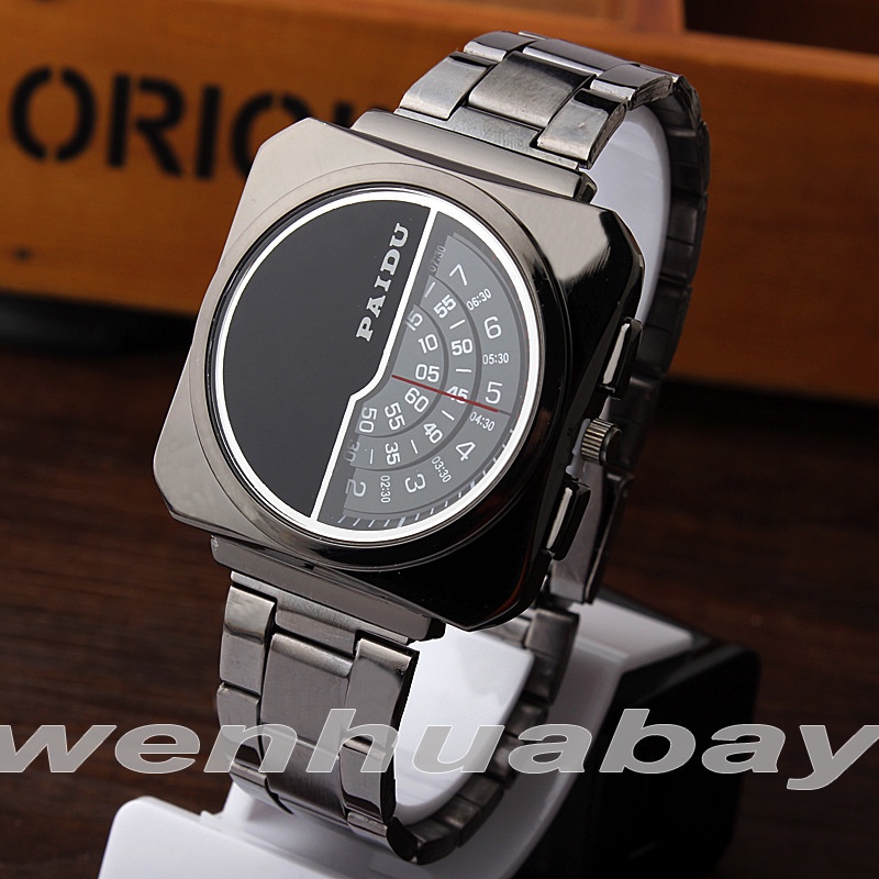 Paidu watch, Korean fashion men's watch, spinning and spinning, Korean ...