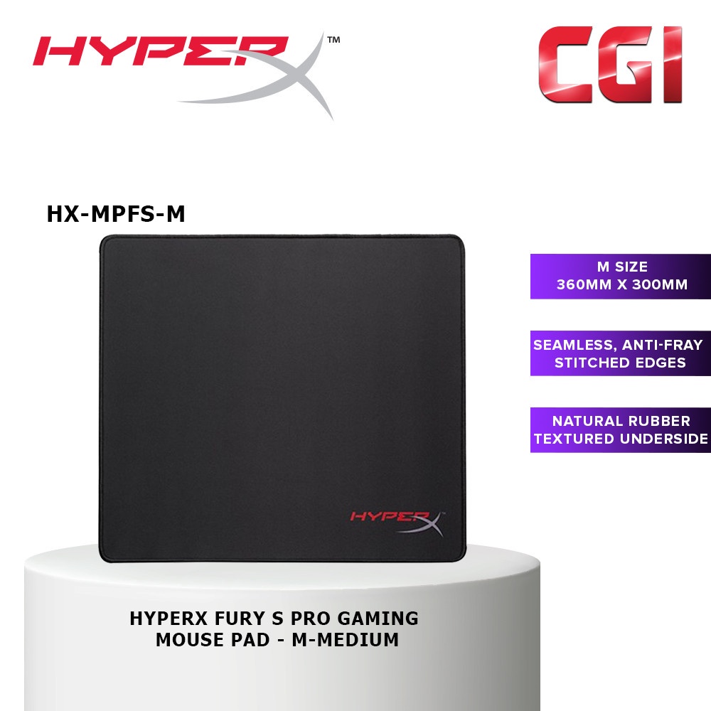 Kingston HX-MPFS-M HyperX FURY S Pro Gaming-muismat