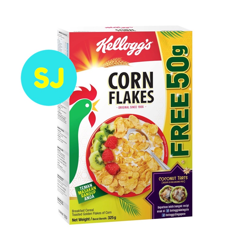 Kellogg's Corn Flakes 275g Free 50g (Expiry: 14 Jan 2023) | Shopee Malaysia