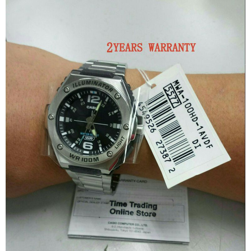 Casio mwa 100 hot sale